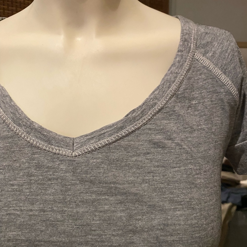 Grey Cotton Tee Shirt